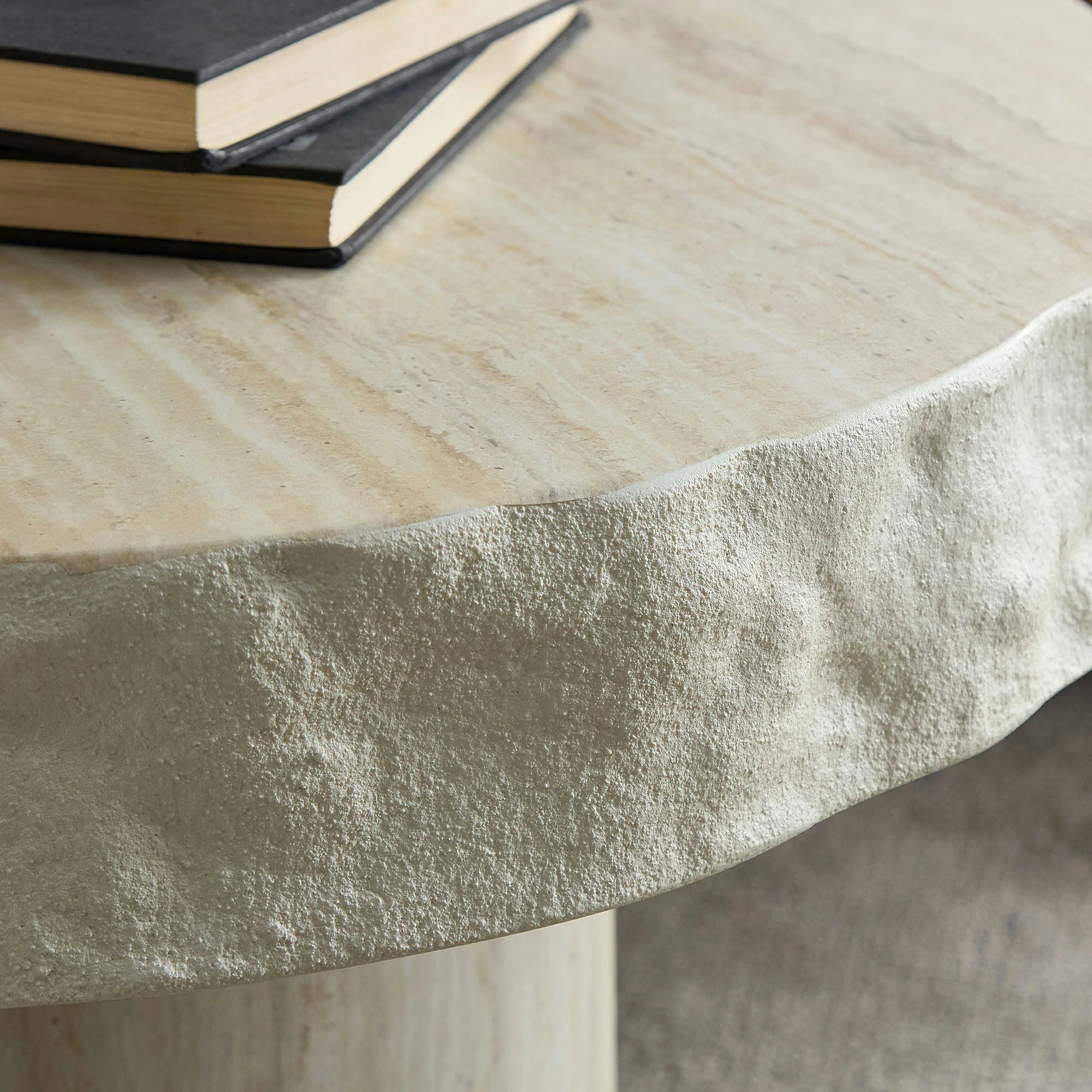 Faux Marble Textured Coffee Table – No Assembly, Modern Living Room - Image 10